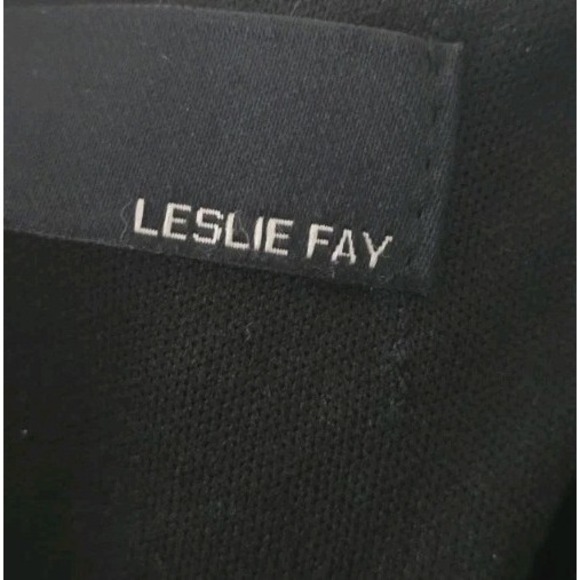 Leslie Fay Womens Classic B&W Houndstooth Print Sheath Dress Sleeveless SZ 10 - Picture 10 of 11